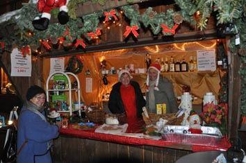 Christkindlmarkt-Stand in Wolfratshausen 2010
