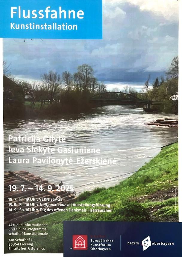 Ausstellungseröffnung des „Flussfahne"-Projekts 18.07.25