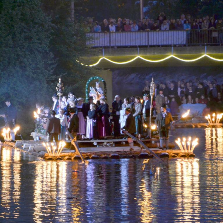 Johannifloß-Prozession in Wolfratshausen 2014