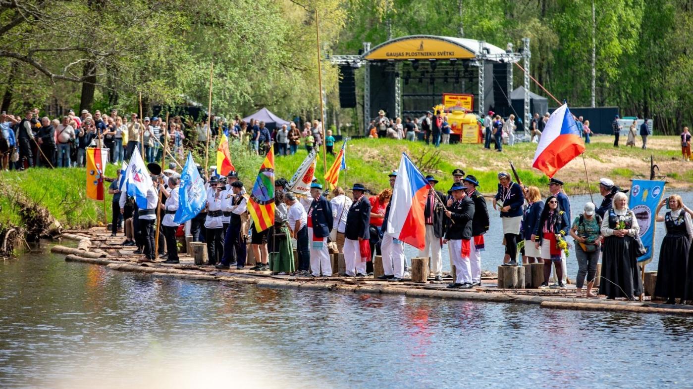 Int. Flößertag in Strenci/Lettland 14. bis 17. Mai 2026