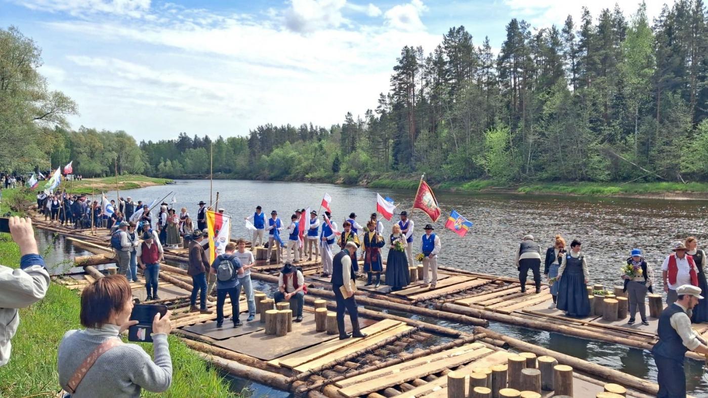 Int. Flößertag in Strenci/Lettland 14. bis 17. Mai 2026