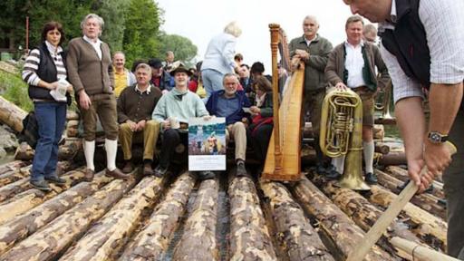 Kulturfloßfahrt mit der Pocci-Gesellschaft 2011
