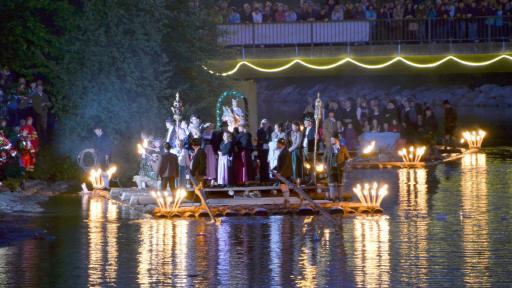 Johannifloß-Prozession in Wolfratshausen 2014