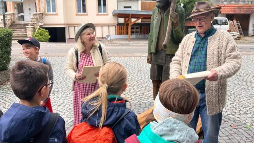 Führung für 3 Schulklassen an einem Vormittag 16. Juli 2025