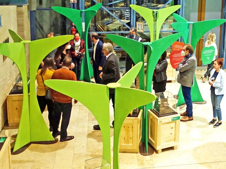 Eröffnung „Holz macht Sachen-Ausstellung“ in Landau a.d. Isar 10.11.2021