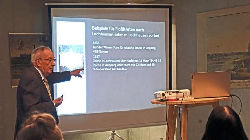 Besuch der Floßlände in Lechhausen & Vortrag von Prof. Dr. Filser 31.10.2021