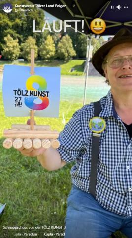 Teilnahme an der TÖLZ KUNST 8 - 27.07.2024