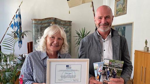 Übergabe der UNESCO-Tafeln Besuch an drei Bürgermeister und einem Vizevorstand 31. Juli 2024